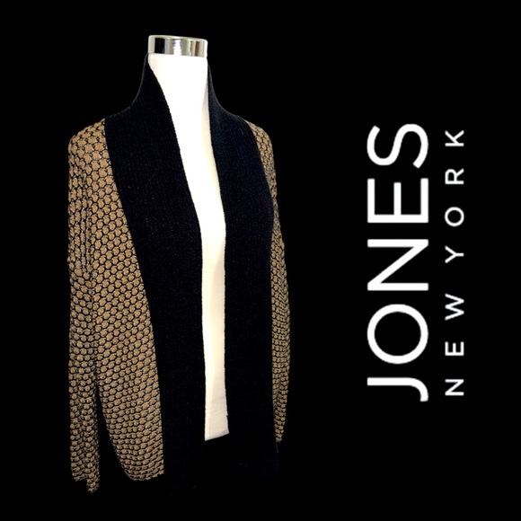 Cardigan in Black & Gold - Picture 3 of 7